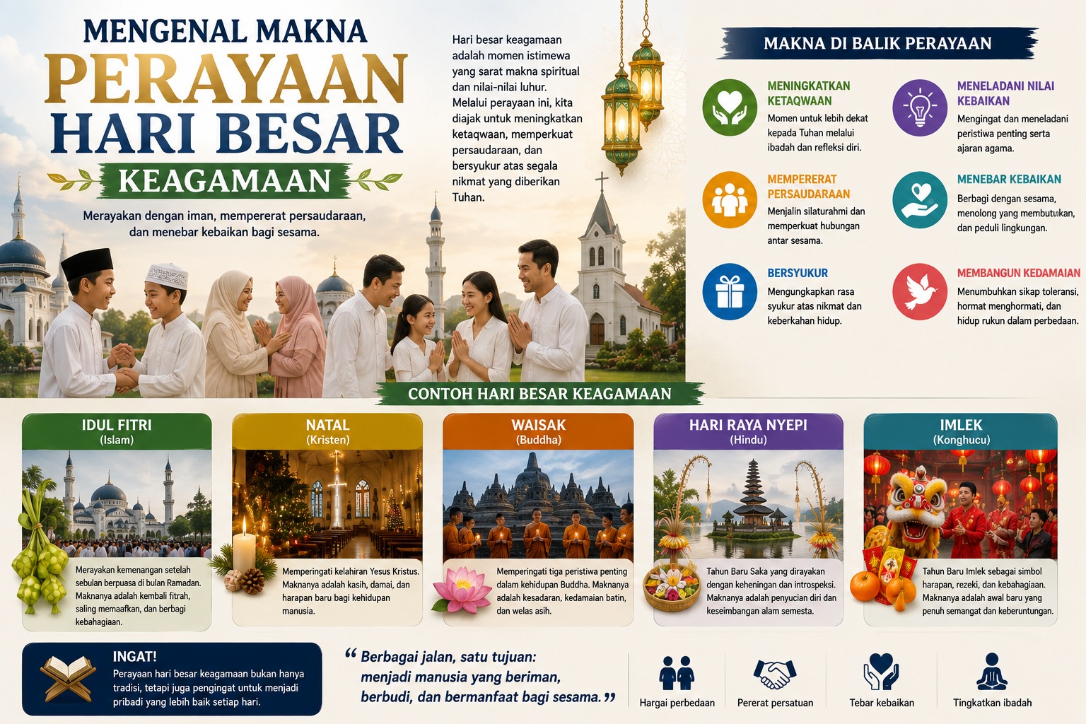 Makna Perayaan Hari Besar Keagamaan